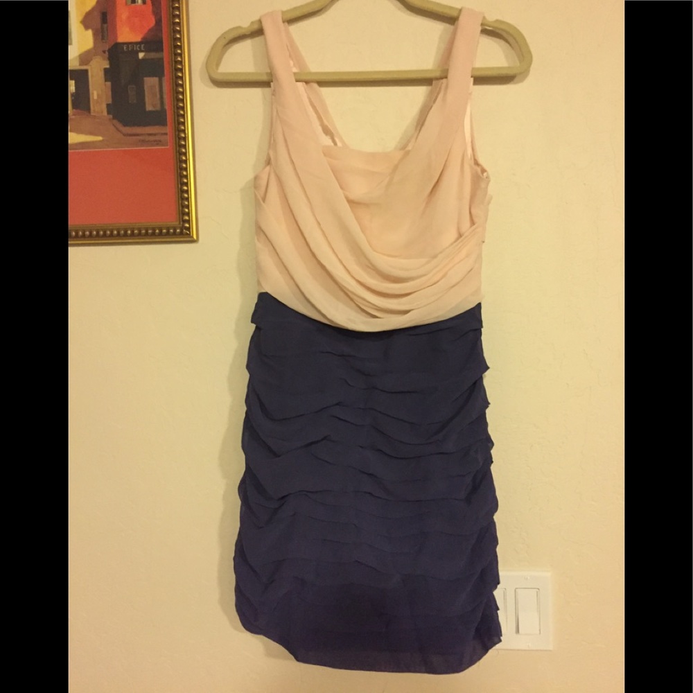 Express rouched cocktail dress